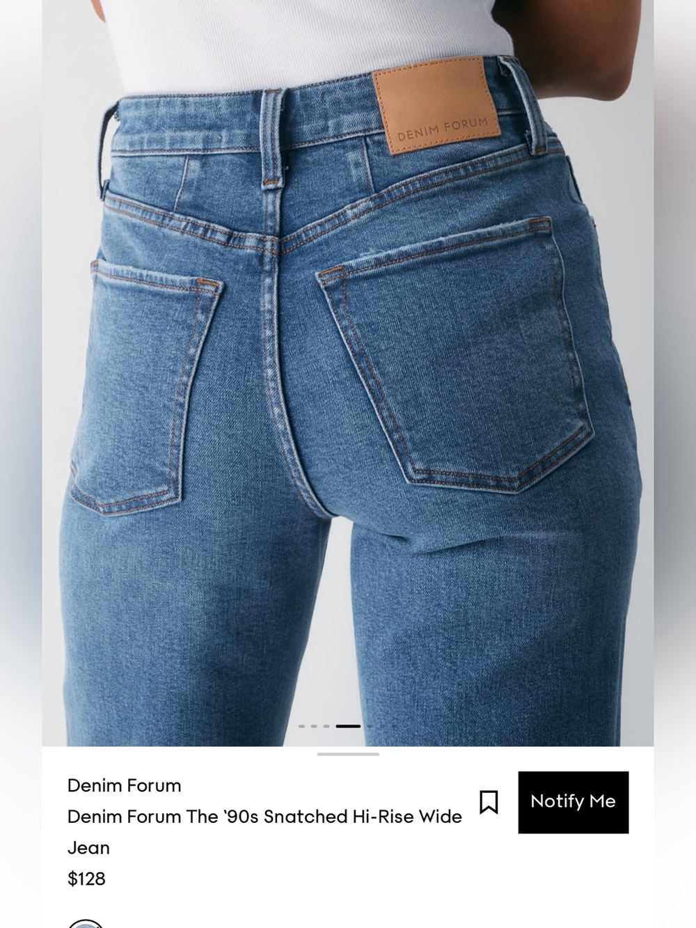 Aritzia Denim Forum 90s Snatched 27